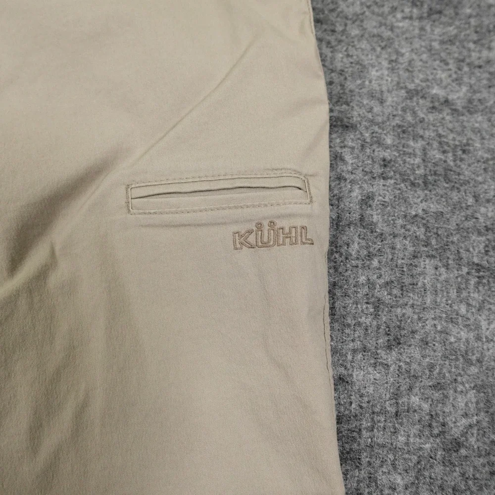 Kuhl Pants Mens 38x34 Beige Resistor Lite Chino Stretch Outdoor Casual Pockets - Picture 8 of 16